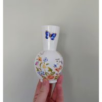 Cottage Garden Aynsley Bud Vase Kleine Porzellan Made in England Muster Sammler Vintage von VintageByThomas