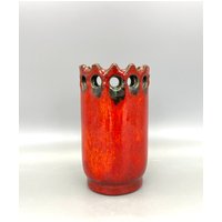 Ceramano , , Royal" 152 , Schöne Rote 1970Er Jahre Keramik Vintage Vase West Germany. Wgp Vase von VintageCeramics4You