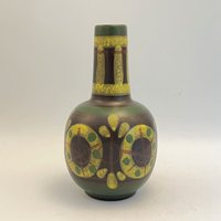 Fritz Van Daalen Studio Keramik Vase. 1970Er Jahre Mid Century Modern West Germany. Wgp-Vase von VintageCeramics4You