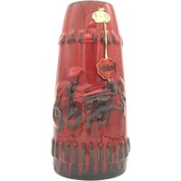 Jopeko 628/22 Seltene Rote Relief Vase, Mit Aquablauem Innenleben, Original 1970Er Jahre Wgp West Germany Keramik von VintageCeramics4You