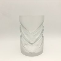 Peill Und Putzler Kristallglas Kunst Vase Mid Century Modern, Op Art Westdeutschland 1970Er Jahre von VintageCeramics4You