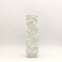 Scherzer 494 Weißes Bisquit Porzellan Rinde/Rock Vase, Höhe 23, 5 cm. Mid Century Modern 1960Er 1970Er Jahre Deutschland von VintageCeramics4You
