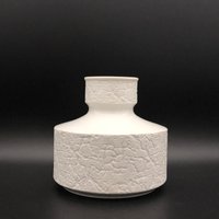 cm Hutschenreuther Hohenberg Seit 1814 , , cm Exclusive" Op Art Bisquitporzellan Vase 1960Er Jahre West Germany von VintageCeramics4You