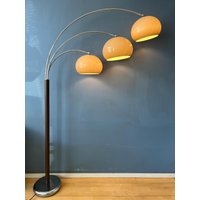 Vintage Djkstra Space Age Pilz-Tripelbogen-stehlampe von VintageChampignon