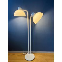 Vintage Weiße Acrylglas Space Age Stehlampe von VintageChampignon