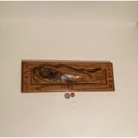 Jahrgang 1983 Kings Canyon Holz Fisch Auf Wandbehang, Angeln, Fisch, Von Hand Geschnitzt, 15 "x 5", Wand-Dekor, Regal-Display von VintageCopperAndMore