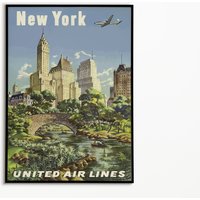 New York Usa Reise Poster | Werbeplakat, Wanddekor, Retro Druck, Vintage Poster, Wohnkultur, Reisegeschenk, Wandkunst von VintageCraftery