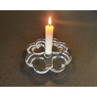 Kristall Kerzenständer, Magnor Norwegen, 26% Bleikristall von VintageDeBlijeEkster