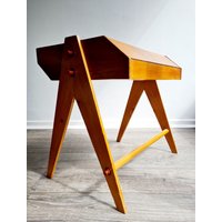 Mid Century Vintage Nähtisch Beistelltisch Schmuckspielzeug Trading Cards Kosmetik Aufbewahrung Kleinteile Werkzeug Zubehör Deko Rarität von VintageDealersHH