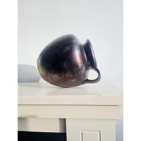 Scheurich Vase 606-24 Mid Century Design Keramik Deko Henkelvase German Pottery Metallic Grau Weinrot Anthrazit 60Er Made in Germany Selten Scheurich Vase 606-24 Mid Century Design Keramik Deko Henkelvase German Pottery Metallic Grau Weinrot Anthrazit 60Er Made in Germany Selten von VintageDealersHH