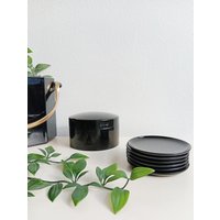 Vintage Artipresent Untersetzer Set Pop Art Glas, Mid Century Modern Dekor von VintageDealersHH