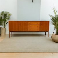 Mid-Century Deutsches Sideboard Nussbaum 1960Er von VintageDesignWorldDE