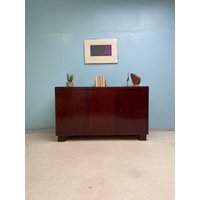 Mid-Century Mahagoni Highboard - Sideboard Aus 1990Er von VintageDesignWorldDE