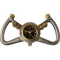 "Cockpit Piloten Yoke "Flieger" Solid Messing Schiff Uhr Kompass Nautical Vintage Industrial Pilot Decor." von VintageElectrical