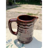 Vintage Marcrest Braunes Keramik Milchkännchen von VintageEmporium17