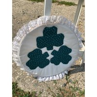 Vintage Stoff Shamrock Wandbehang von VintageEmporium17