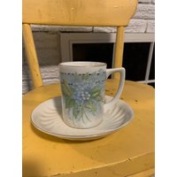 Vintage Vergissmeinnicht Blumen Teetasse Und Teller von VintageEmporium17