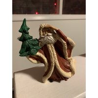 Vintage Windiger Weihnachtsmann Aus Keramik von VintageEmporium17