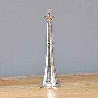 Silbernes Jagdhorn Tischlicht von VintageFineJewellery