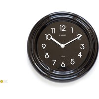 80S Junghans Ceramic Wall Clock Postmodern Germany Memphis Era Op Pop Art Minimalism Office von VintageGermanClocks