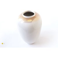 Bauhaus Weimar Xl Porcelain Vase Svea Art Deco Mid Century Op Pop Gold Design Space Age Germany Floor 1930S von VintageGermanClocks