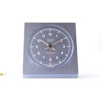 Elegant 70S Kienzle Table Clock Modern Mid Century Atomic Space Age Desk 1970S Shelf Mantel Germany von VintageGermanClocks