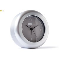 Nos Postmodern Kundo Living Desk Alarm Clock 1990S Minimalistic Quartz Germany Table Shelf in Box von VintageGermanClocks