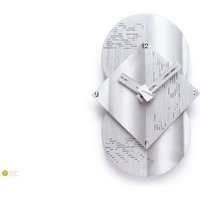 Unique 90S Abstract Art Clock in Box - Wall Desk Table Metal Op Memphis Era Germany Postmodernism Brutalist Object 75 1992 von VintageGermanClocks