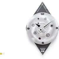 Unique 90S Abstract Artist Clock in Box Wall Metal Op Art Memphis Era Germany Postmodernism Brutalist Object K-92 1992 von VintageGermanClocks
