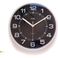 xl 11" Space Age Kundo Office Wall Clock Industrial 1970S Atomic Modernistic School Bauhaus Germany Quartz Large von VintageGermanClocks