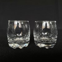 Paar Vintage 3 Unzen Shot Likör Cocktailgläser - Retro Barware von VintageGlassFindsCo