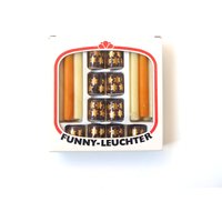 Vintage Kerzenhalter-Set "Starlight" 10 Stück Funny Design von VintageGoodsLovers
