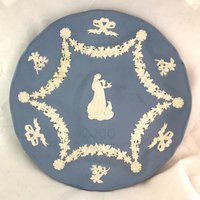 Wedgwood Blue Jasper Ware 17cm 2000 Jahre Teller von VintageGroveSC