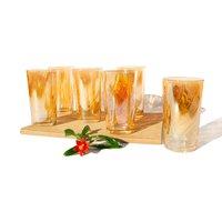 Set Mit 6 Vintage Gläsern, Trinkgläsern, Jeannette Glass, Glassware von VintageHomeBodega