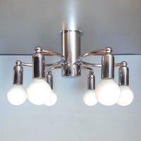 1 Of 2 Mid Century Modern Flush Light Sputnik Ceiling Lamp 70S Style By Cosack Mount Vintage Hanging Chrome 1 Of 2 Mid Century Modern Flush Light Sputnik Ceiling Lamp 70S Style By Cosack Mount Vintage Hanging Chrome von VintageHomeMoments
