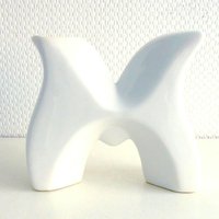 Design Keramik Vase Weiß/ Bertoncello Italien 70Er Jahre/ Mid Century Modern Home Decor Geschenk Muttertag Mama Muttertagsgeschenk Weiß von VintageHomeMoments
