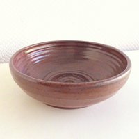 studio Keramikschale Braun Signiert, Mid Century Modern Home Decor von VintageHomeMoments