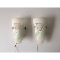 50Er Rockabilly Soft Colours Print Geschwungenes Glas Paar Wanddelikte - Germany 50Er Rockabilly Soft Colours Print Geschwungenes Glas Paar Wanddelikte - Germany von VintageInModeDeluxe