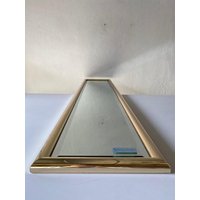 Gold Metall Rahmen Rechteck Tall Dressing Spiegel Von Schöninger von VintageInModeDeluxe