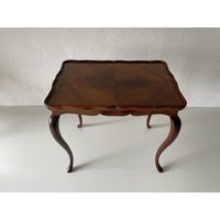 Mid Century Holz Beistelltisch, 1950Er Jahre, Deutschland von VintageInModeDeluxe