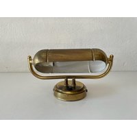 Mid-Century Messing Single Sconce, 1950Er Jahre, Deutschland von VintageInModeDeluxe