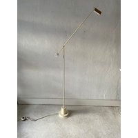 Pinke Kopf Weiße Metall Stehlampe Von Cosack 1970Er Jahre, Deutschland von VintageInModeDeluxe