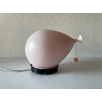 Pinke Plastik Ballonlampe Oder Deckenleuchte Von Yves Christin Für Bilumen, 1980Er Jahre, Italien von VintageInModeDeluxe
