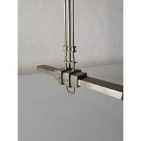 Relco Industrial Style Doppelsockel Lineare Hängelampe, 1980Er Jahre Milano Italy von VintageInModeDeluxe