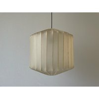 Satin Stoff Deckenlampe in Cocoon Form, 1960Er Jahre, Deutschland von VintageInModeDeluxe
