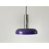 Space Age Maroon Small Size Hängelampe Von Staff, 1970Er Jahre, Deutschland, 3 Verfügbar von VintageInModeDeluxe