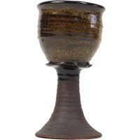 Edna Arnow Becher Steinzeug Midwest Chicago Pottery Modernist Keramiktasse Vase Mid Century Modern von VintageInquisitor