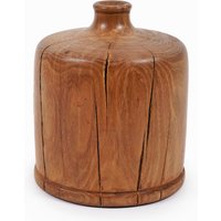 Handgemachte Holz Vase Große Handgedrehte Mid Century Modern von VintageInquisitor