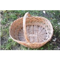 Vintage Großer Weidenkorb // Antiker Handgemachter Korb Geflochtener Mit Rustikaler Oberfläche Rustikaler Aufbewahrungskorb Alter Vintage Großer Weidenkorb // Antiker Handgemachter Korb Geflochtener Mit Rustikaler Oberfläche Rustikaler Aufbewahrungskorb Alter von VintageJordanShop