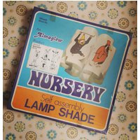 Vintage Selbstmontage Kinderzimmer Haustiere Pendelleuchte Lampenschirm Originalverpackung von VintageJoyForAll